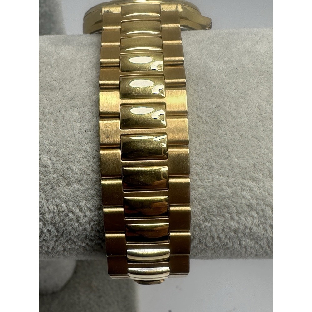 Oscar De La Renta Ladies Watch New Battery 29MM 7" Gold Tone H65 - Picture 4 of 10